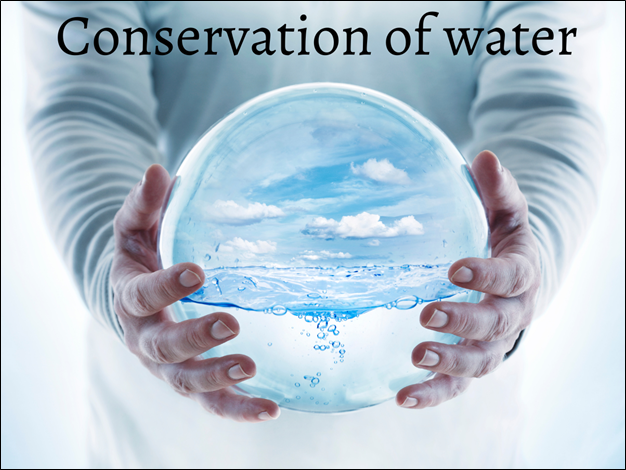 Conservation of water