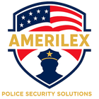 Shield logo with American flag, 