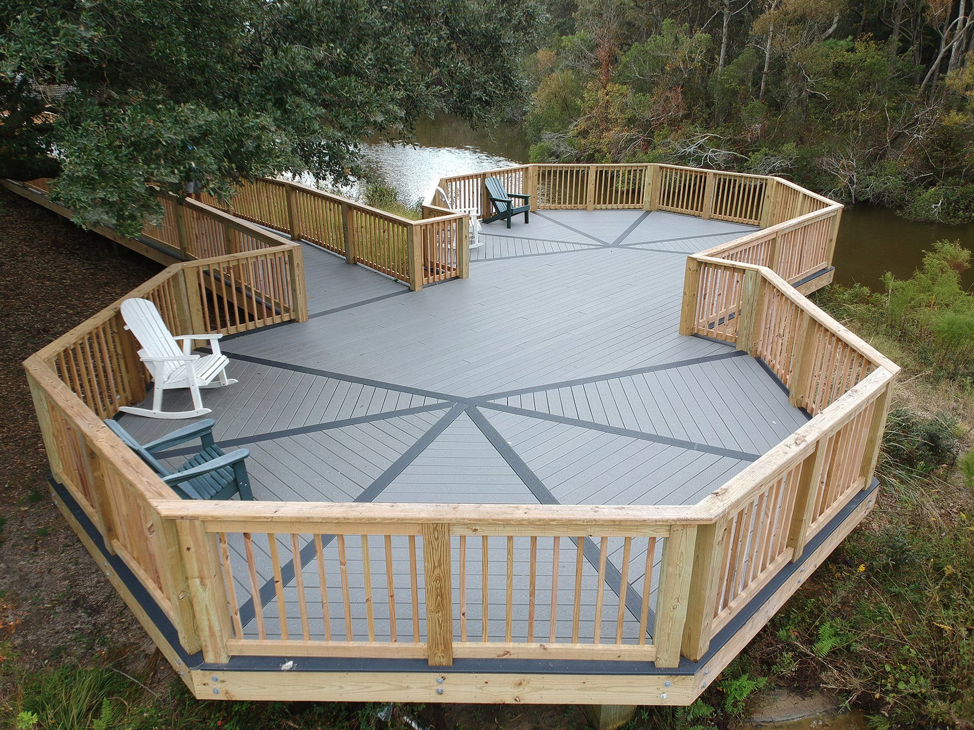 Decking Projects completed by Patterson Homes & Construction in Corolla NC