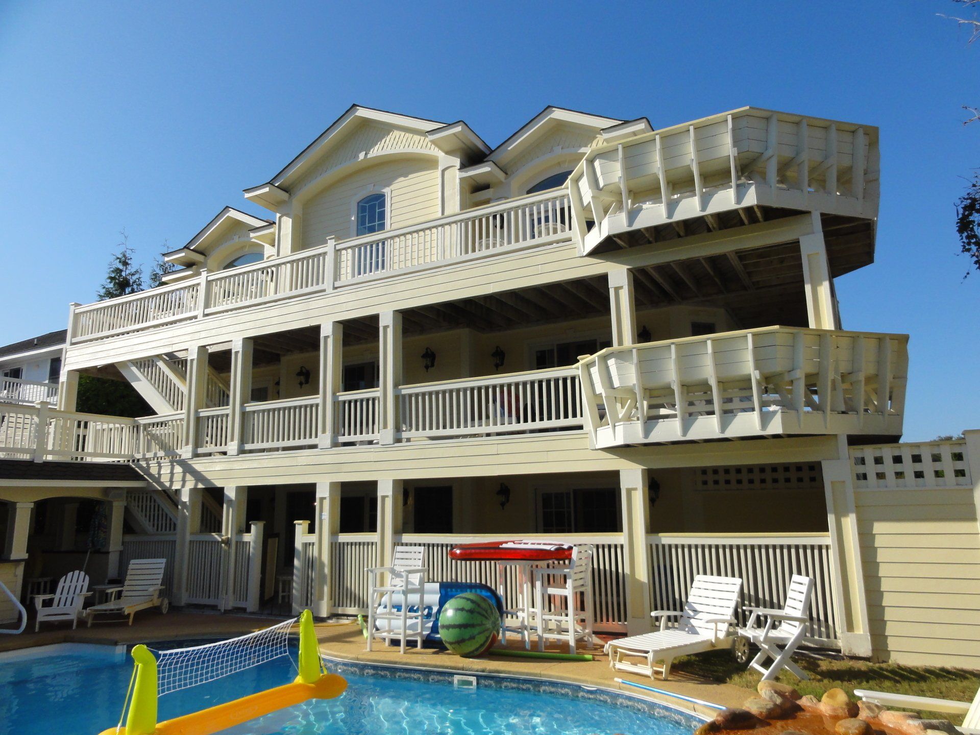 whole home exterior painting rear