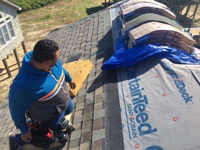 Roofing Projects completed by Patterson Homes & Construction in Corolla NC