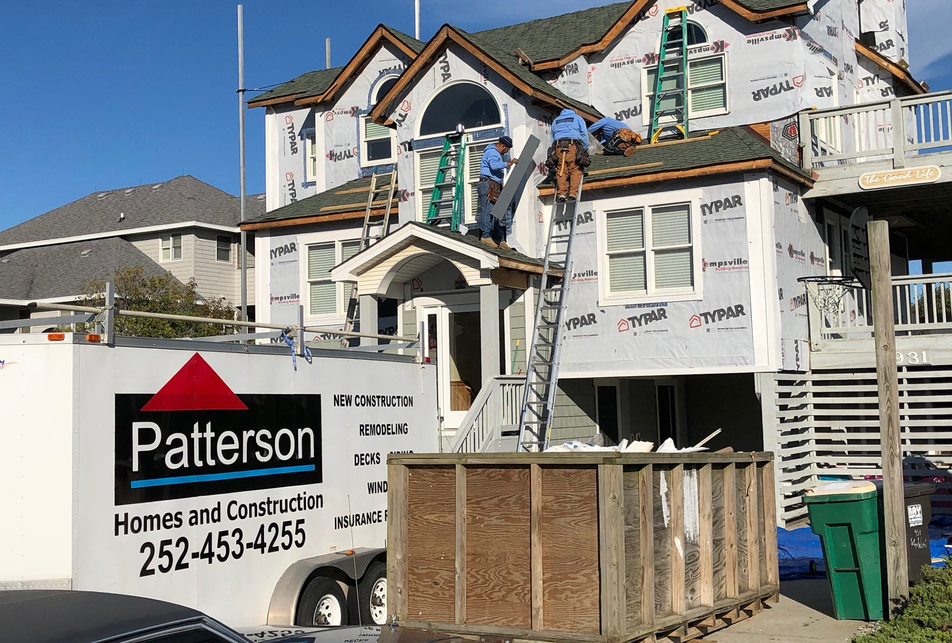 Siding Projects completed by Patterson Homes & Construction in Corolla NC