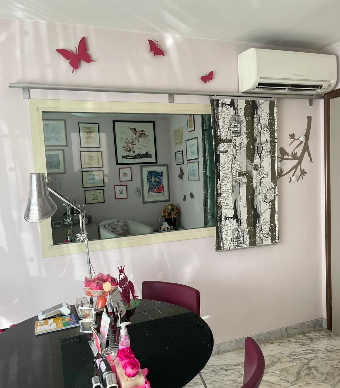 reception dello studio di psicoterapia