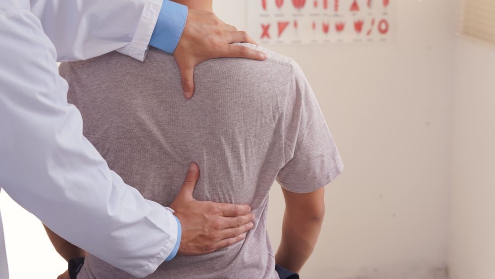 Therapy for back pain from a car accident.