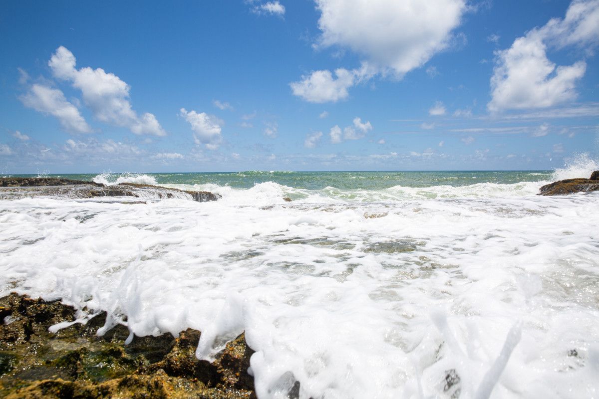 Fotografia fine art do mar de arempebe, camaçari Bahia litoral norte