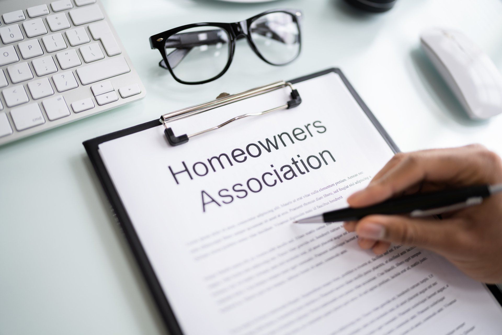 Homeowner's Association document - linked to HOA Management page