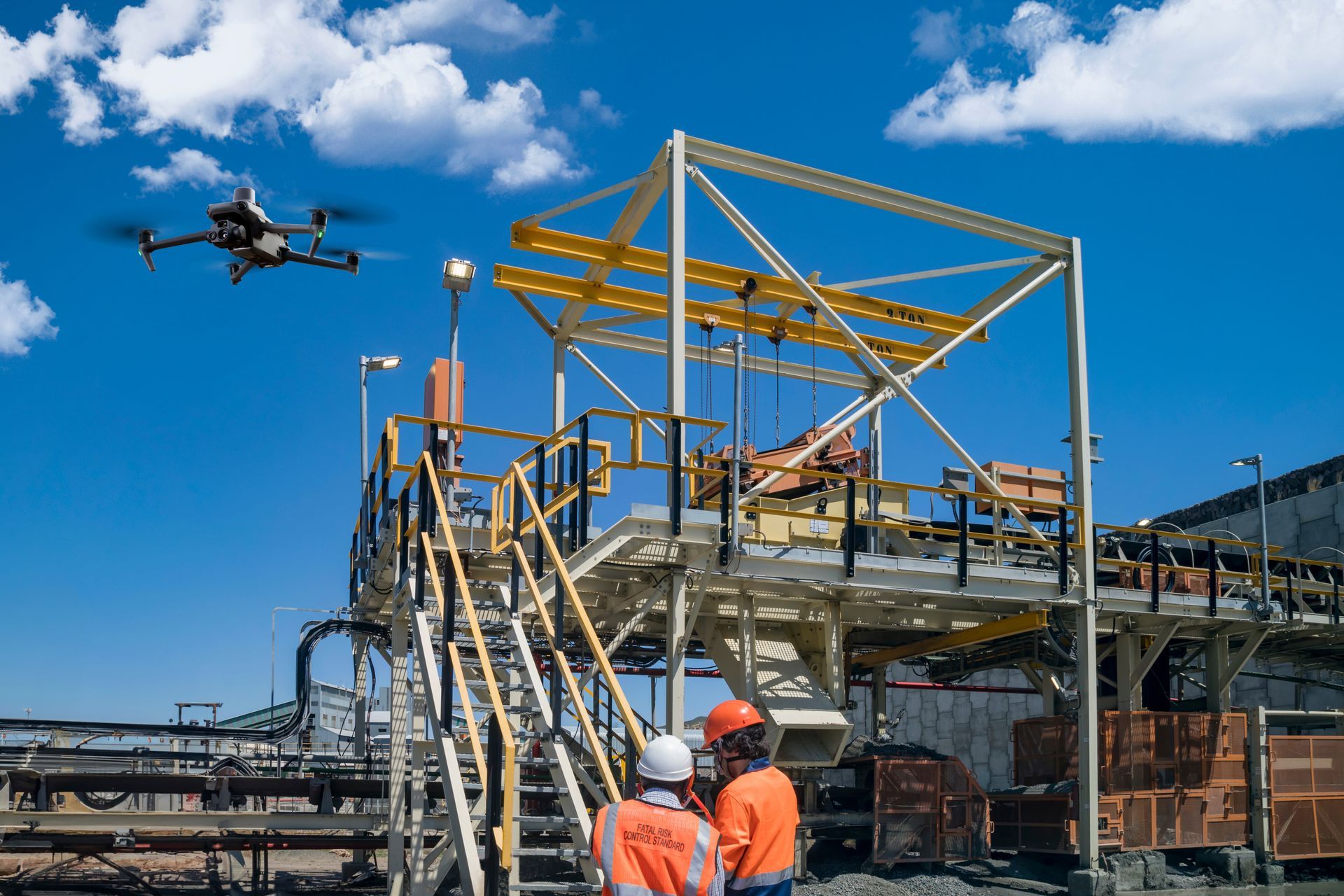 Drone Operator at Mining Site