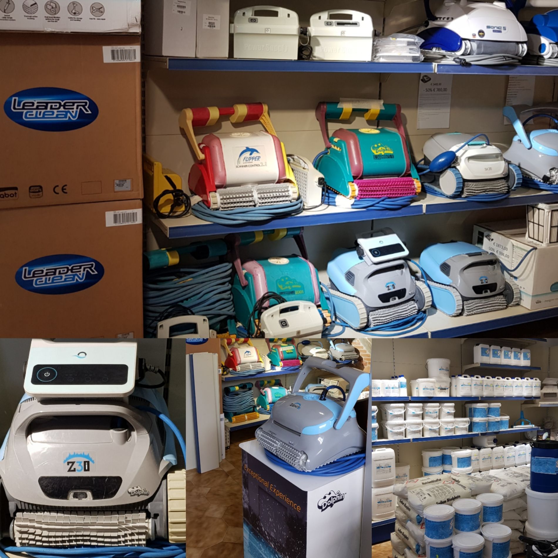 Esposizione accessori piscina