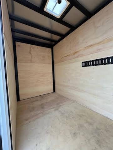 Short Enclosed Trailer Interior View