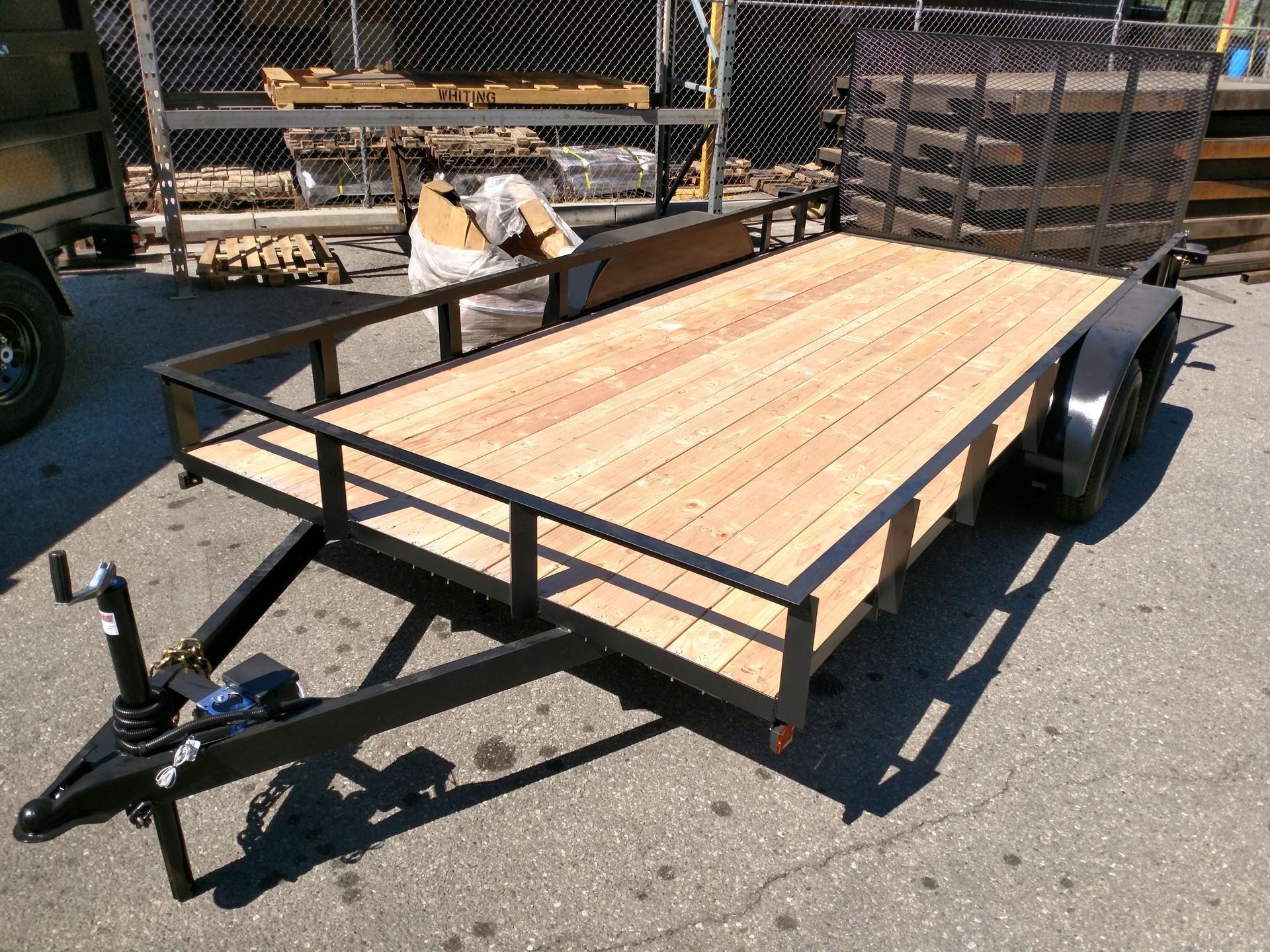 Wood Flatbed Front Right View
