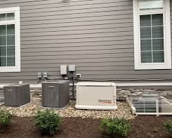Whole house backup generator clearance violations