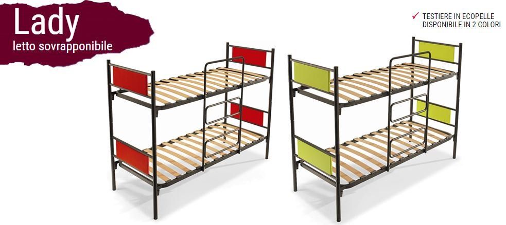 due letti sovrapponibli