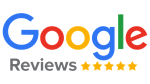 Google Reviews logo with five gold stars