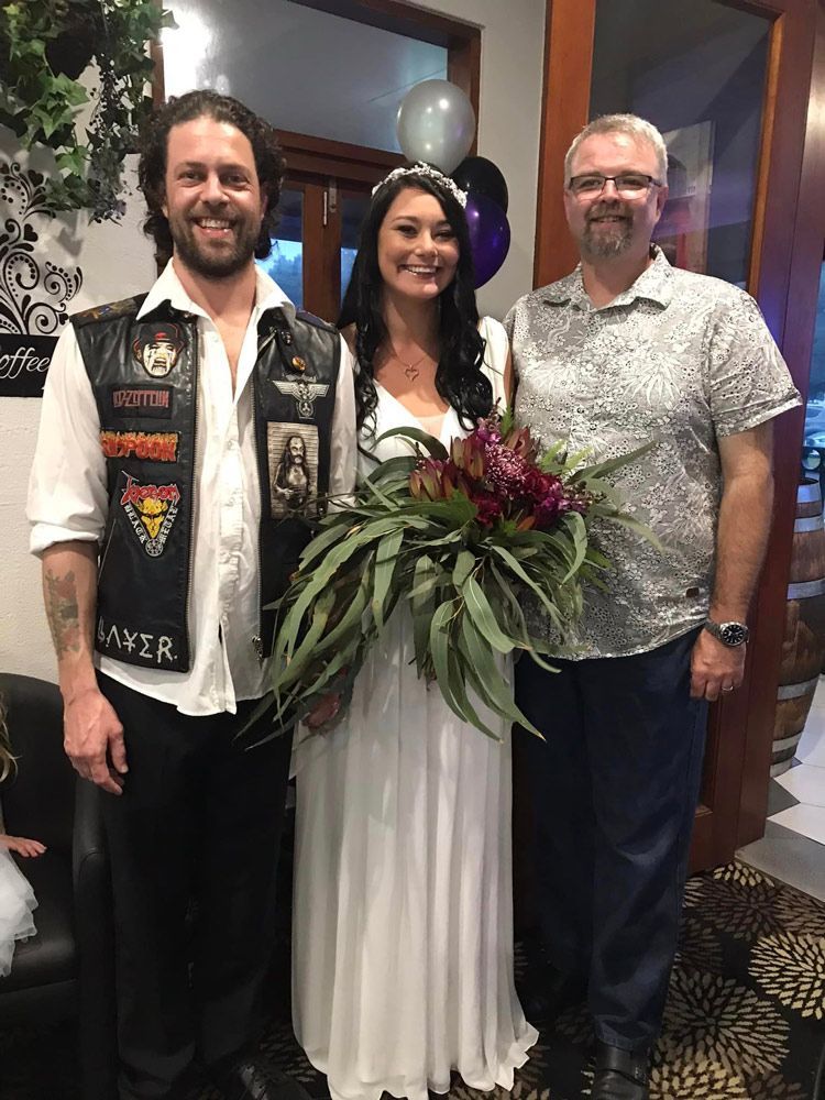 After the Wedding: A Blissful Couple — Celebrant in Hallidays Point, NSW