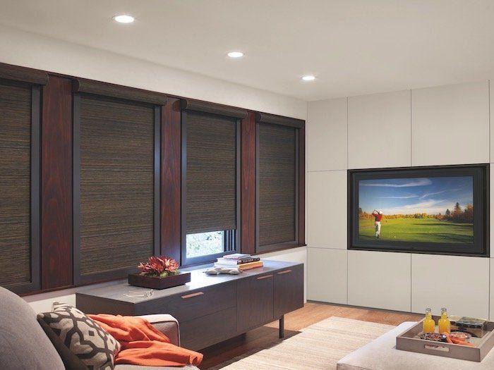 Media Room Window Covering Installation