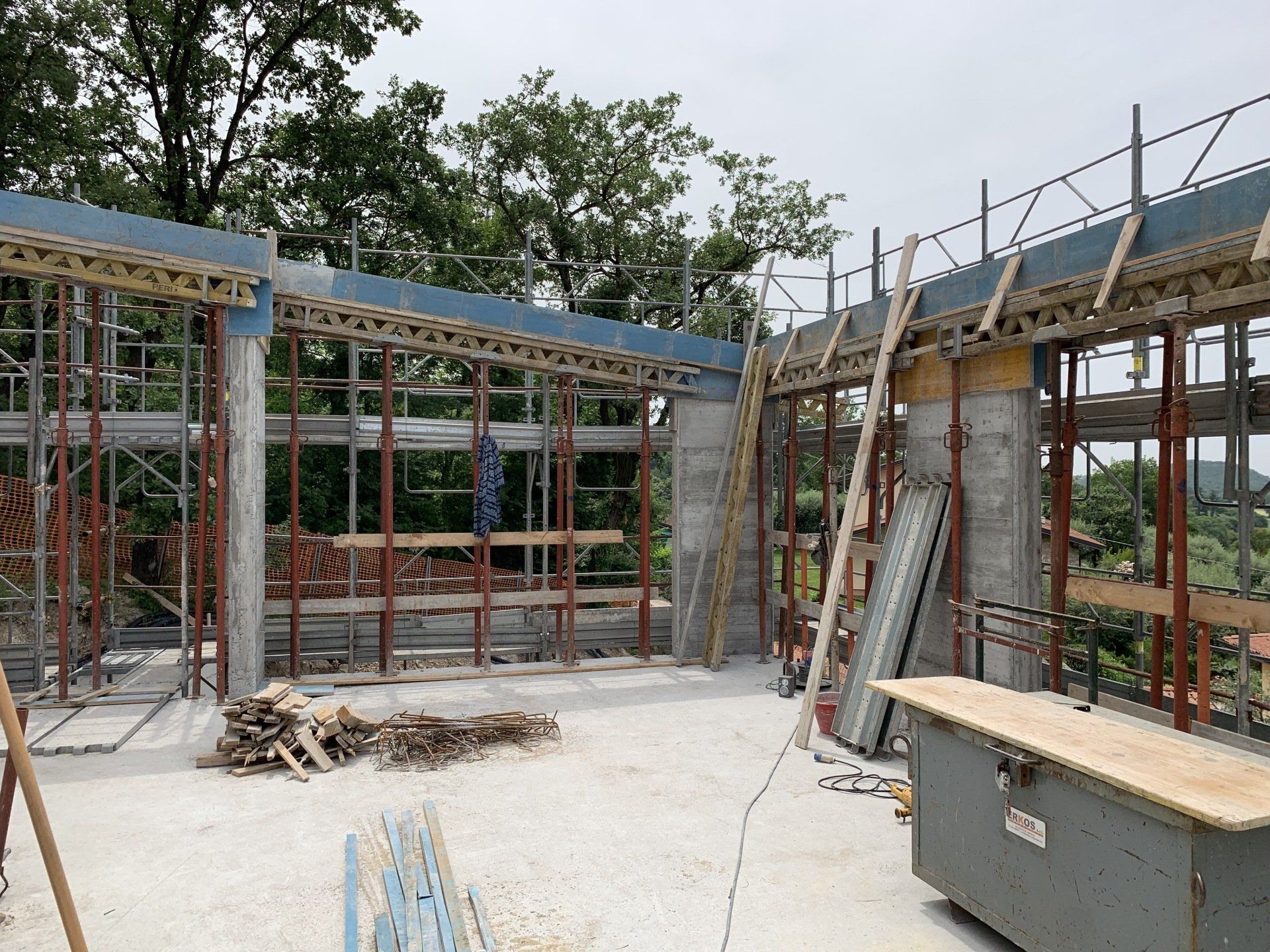 villa in costruzione