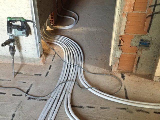 cablaggio in casa di nuova realizzazione