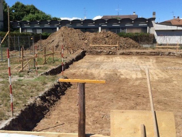 sbancamento per realizzazione edifici