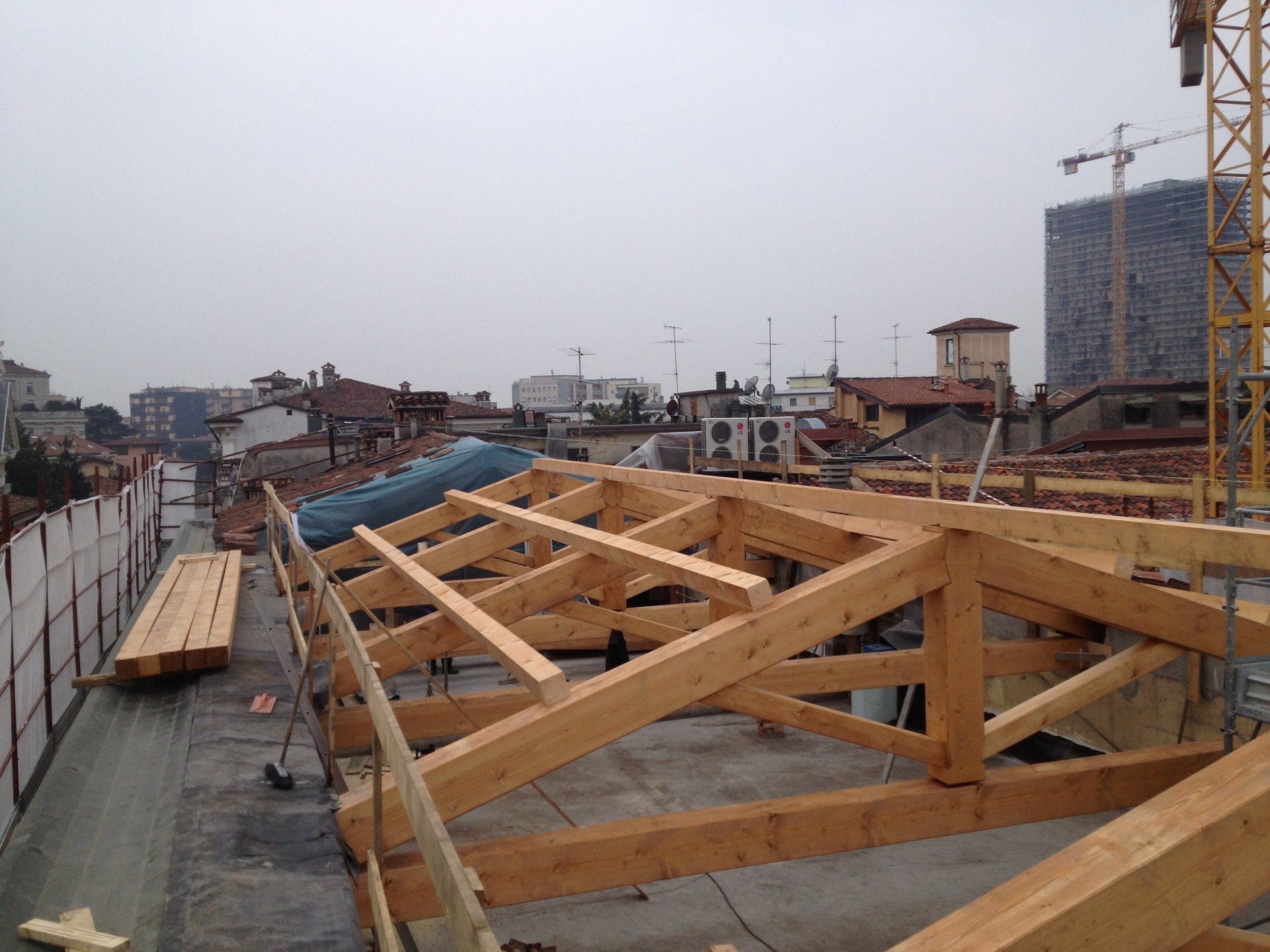 posa tetto per condominio