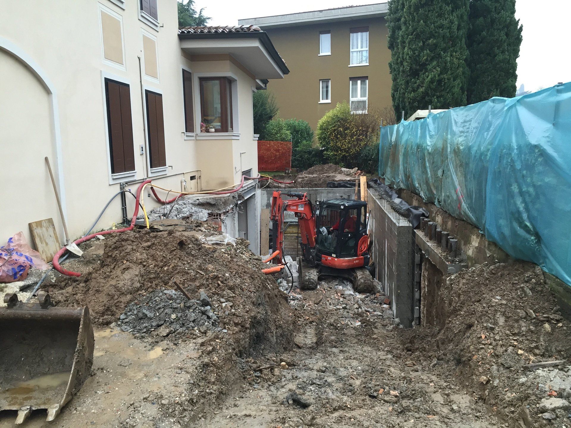 scavi per autorimessa