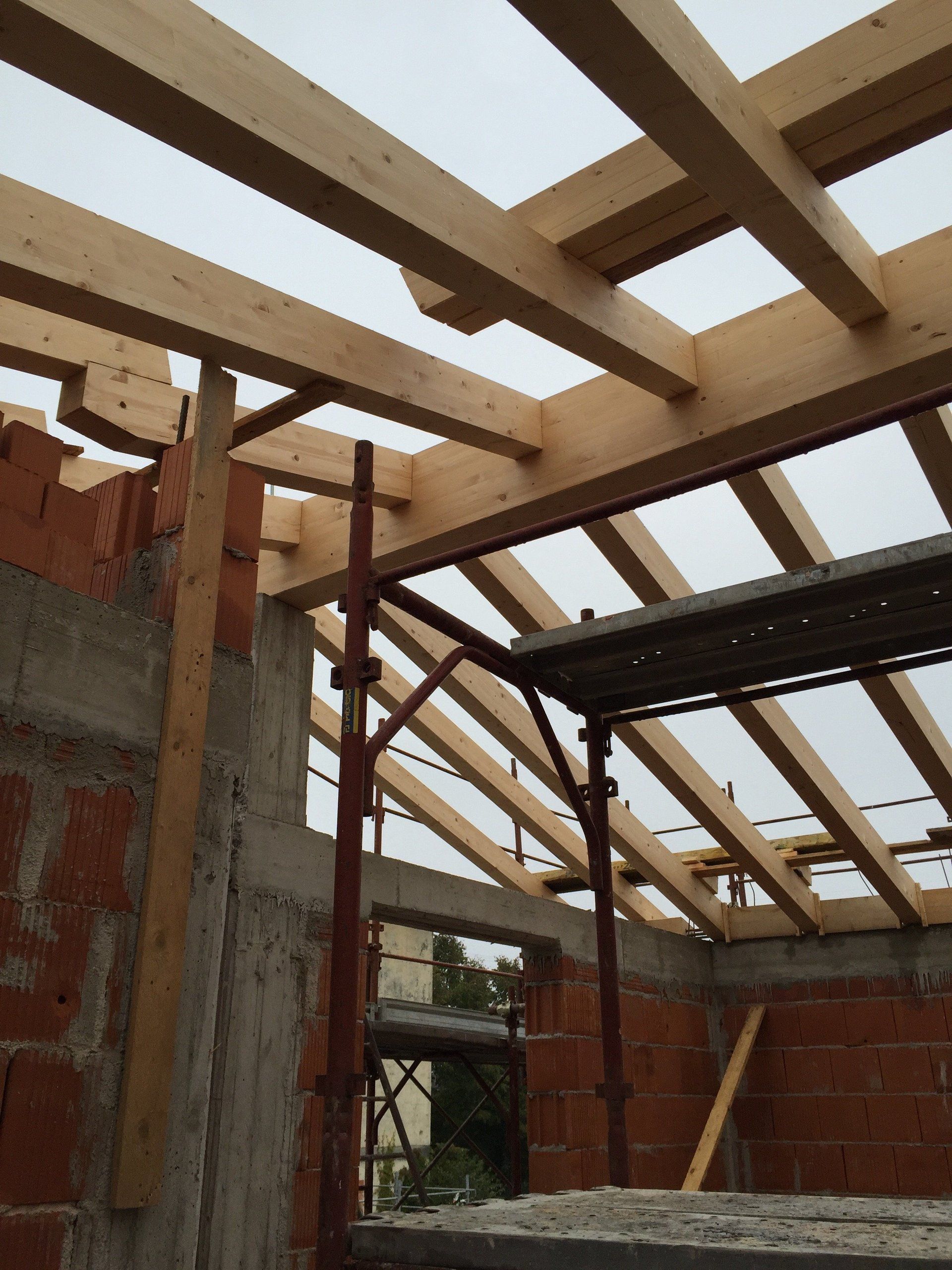 struttura in legno per tetto