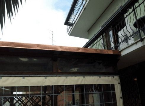 Canali pluviali in rame