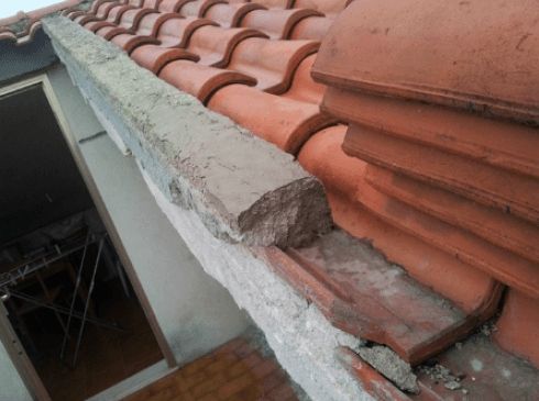 Riparazione cornicioni