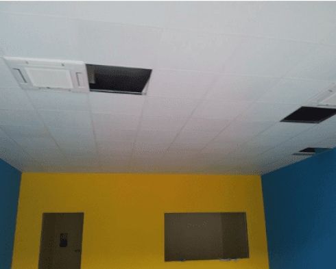 Posa di controsoffitti in cartongesso