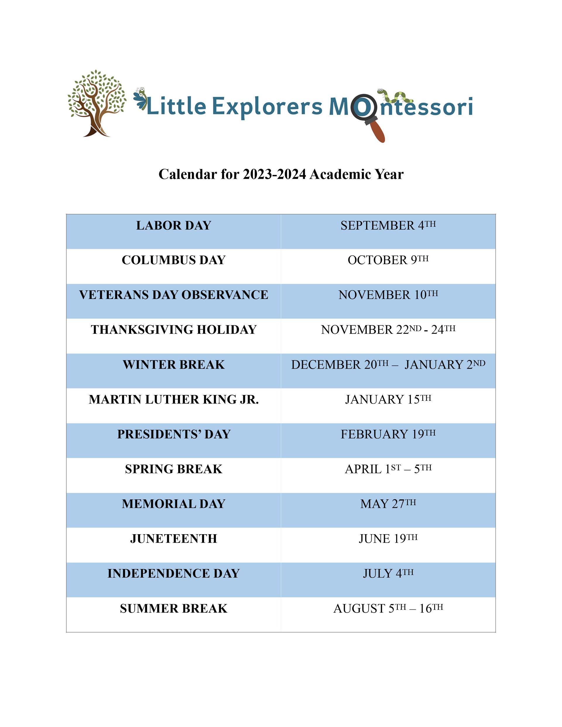 Calendar 23-24 Academic Year