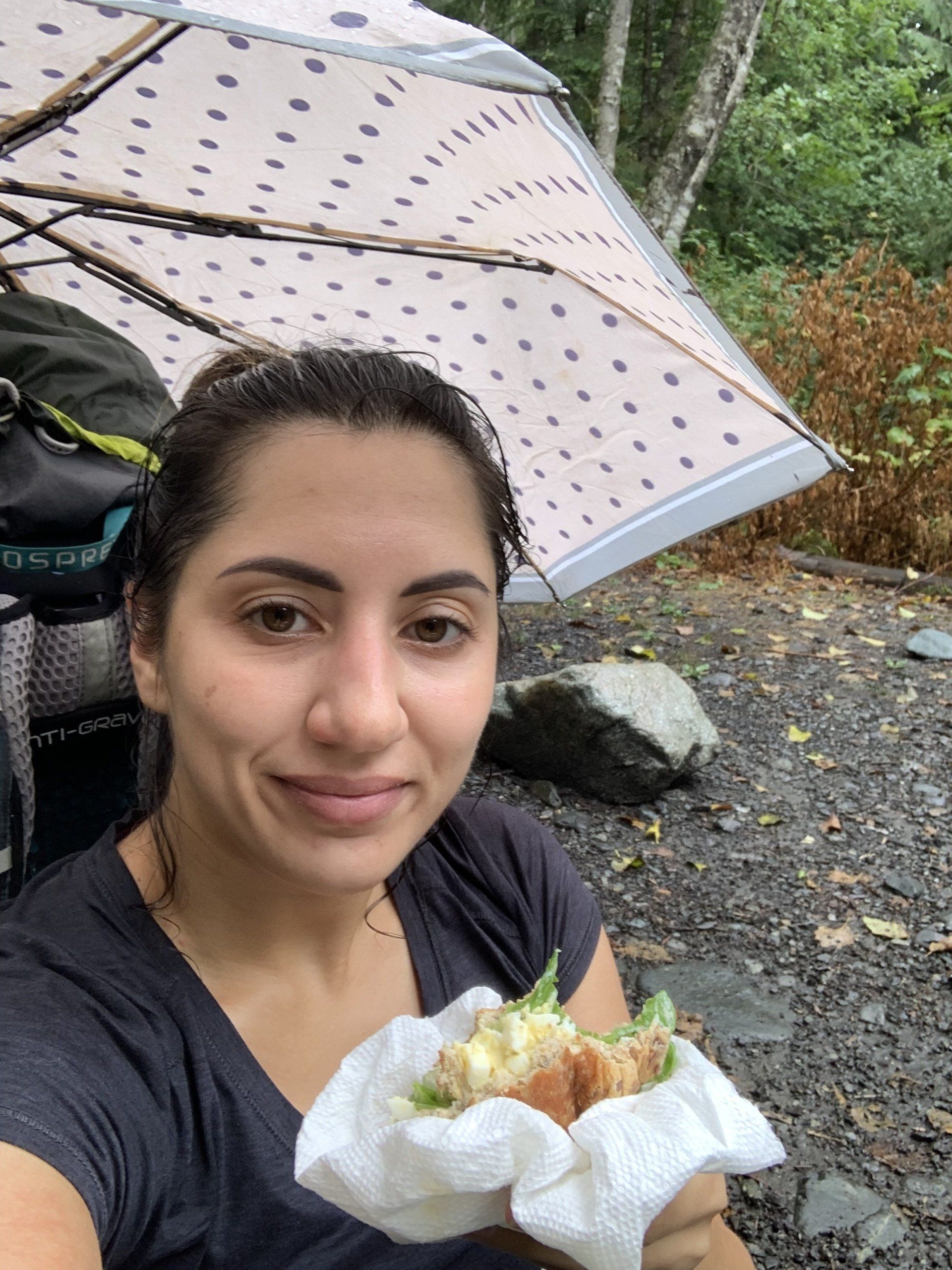 Lunch at Golden Ears park, BC, Canada