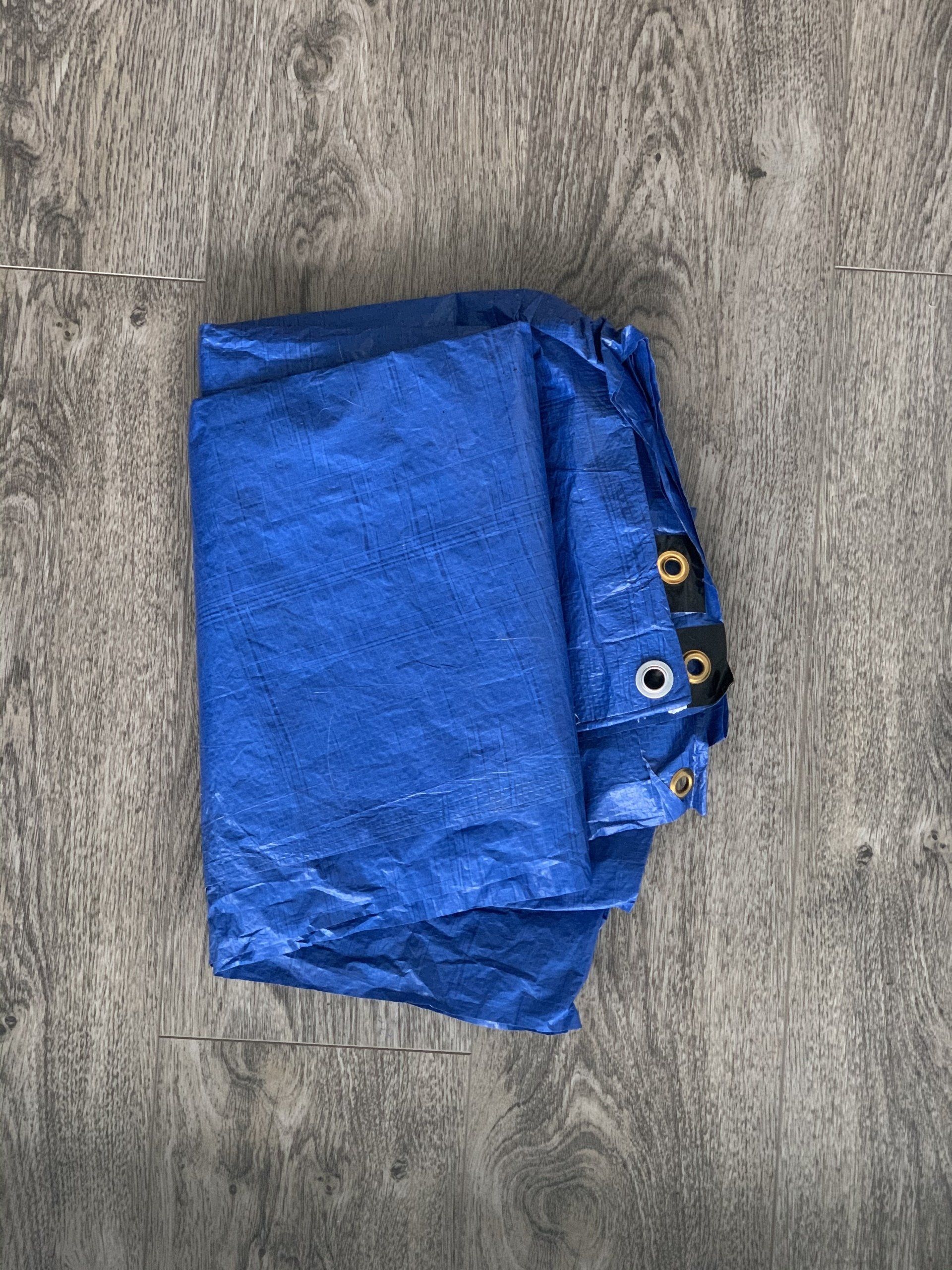 Blue Light suty tarp from Home Depot