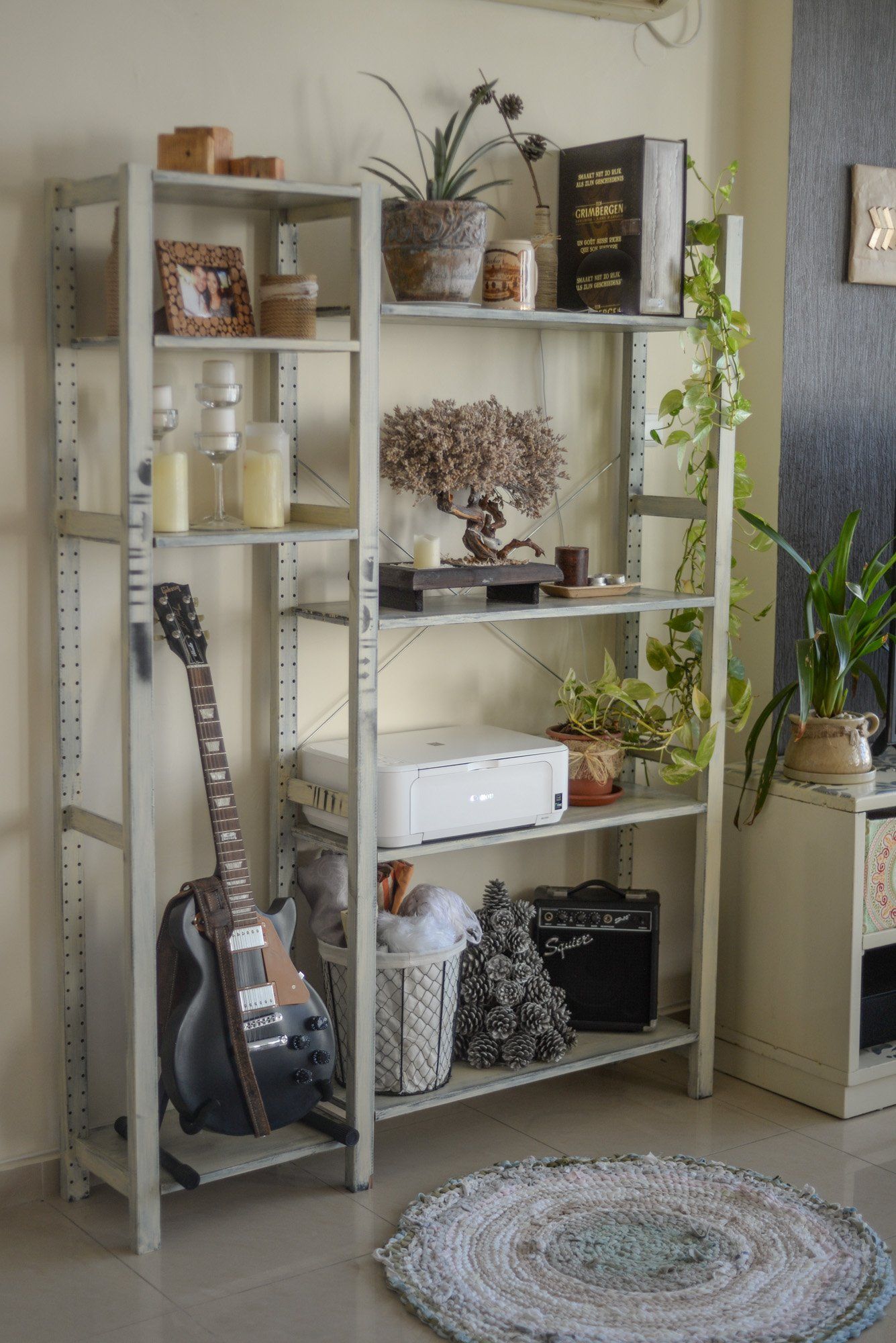 Industrial Ikea shelves