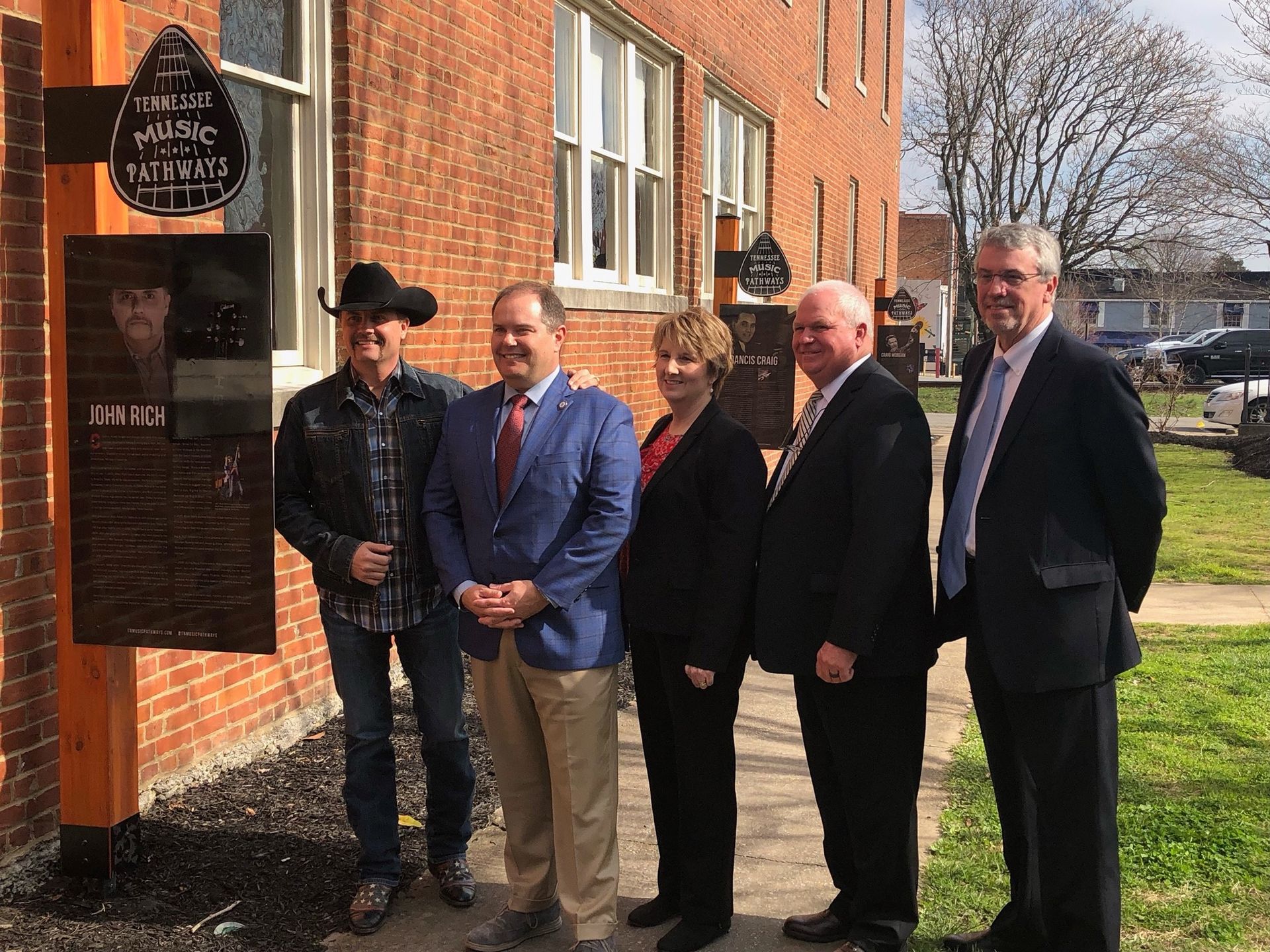 Unveiling of Tennessee Music Pathways marker in Holland Park