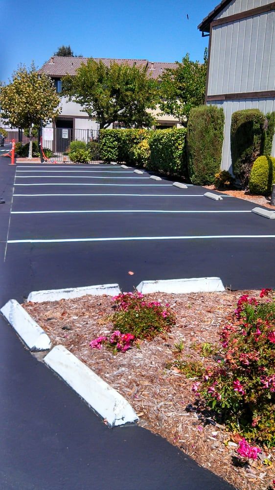 New Parking Pavement  — Petaluma, CA — West Coast Construction