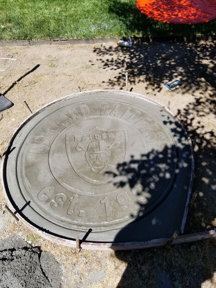 Concrete Project with Designs — Petaluma, CA — West Coast Construction