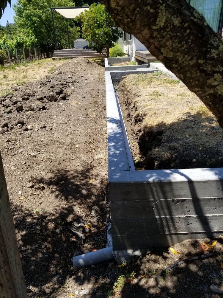 Garden Concrete Project — Petaluma, CA — West Coast Construction