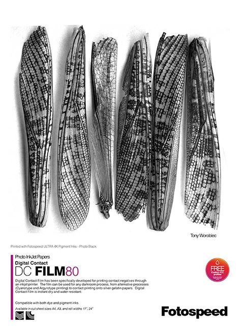 A black and white poster for dc film 80 by fotospeed