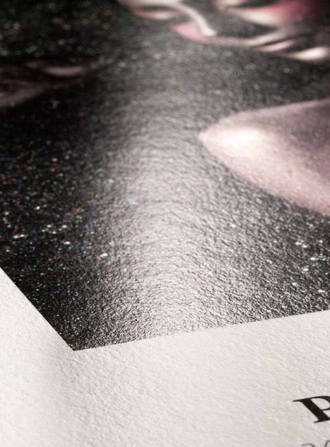 A close up of a piece of paper with the letter p on it