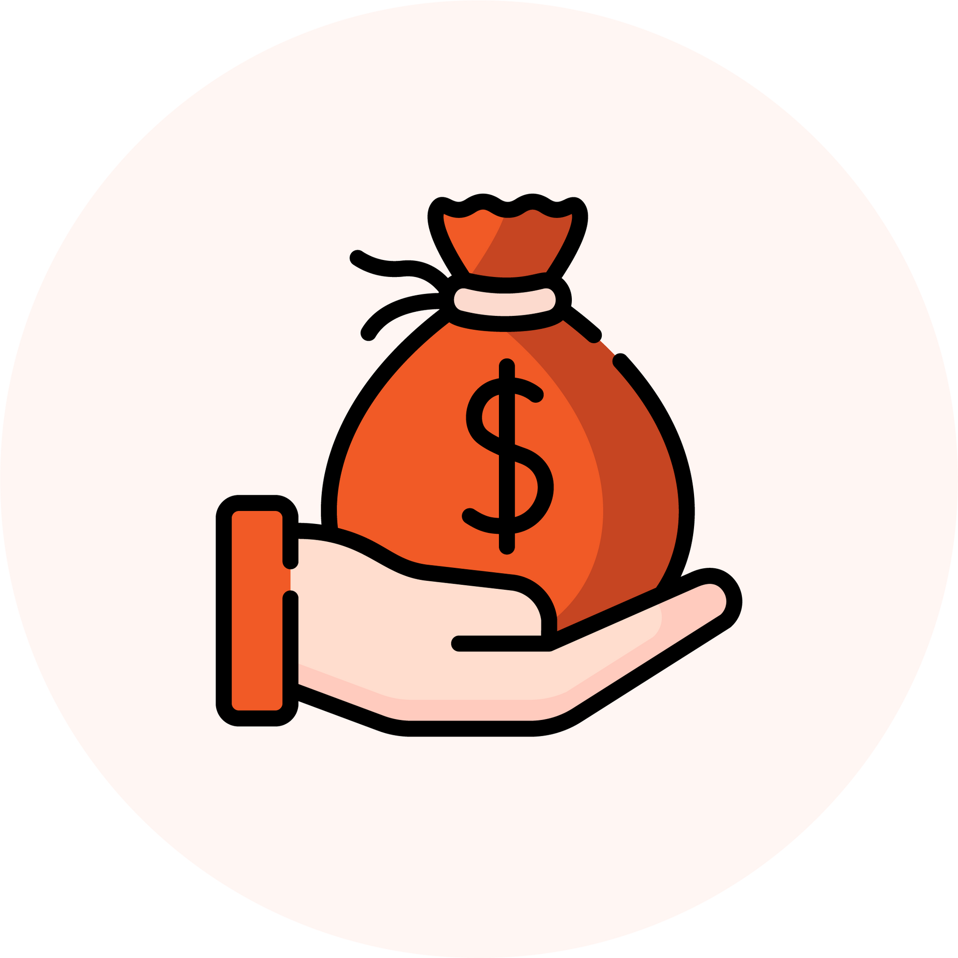 A clock with a speech bubble that says 24h on it.