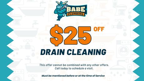 $25 Off Drain Cleaning