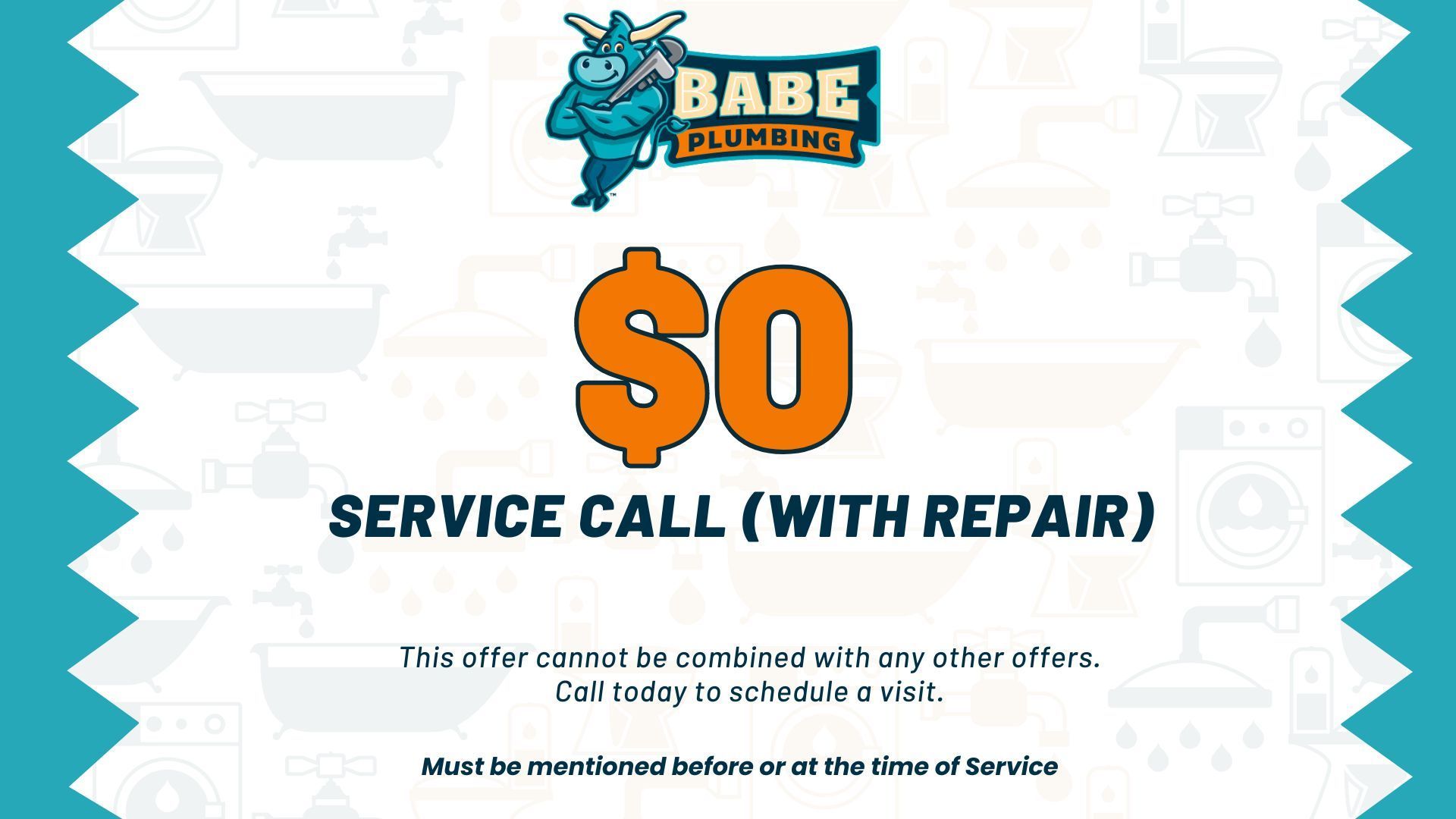 $0 Service Call (with repair)