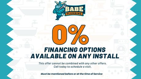 0% Financing Options Available on Any Install