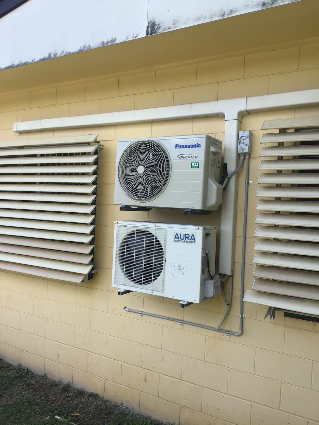 Two Outdoor Air Conditioning Units — Don Hall Air Conditioning & Electrical in Smithfield, QLD