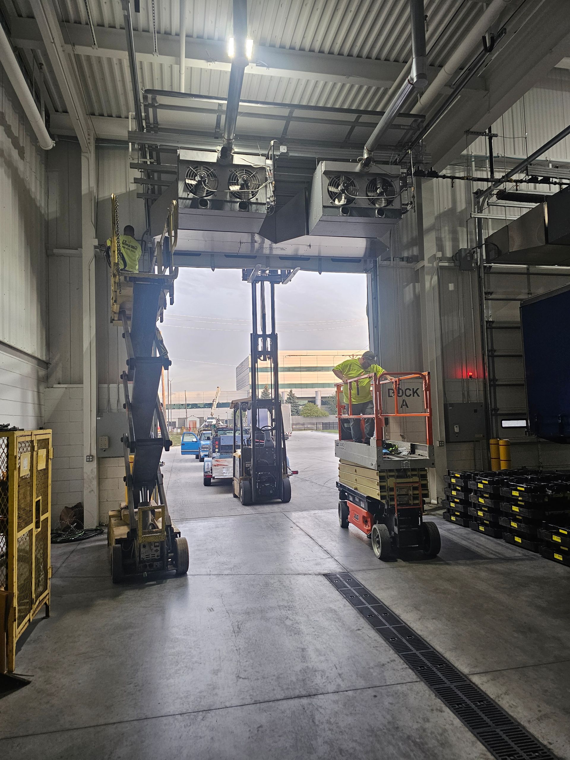 Detroit Michigan Rolling Steel Commercial Door Installation