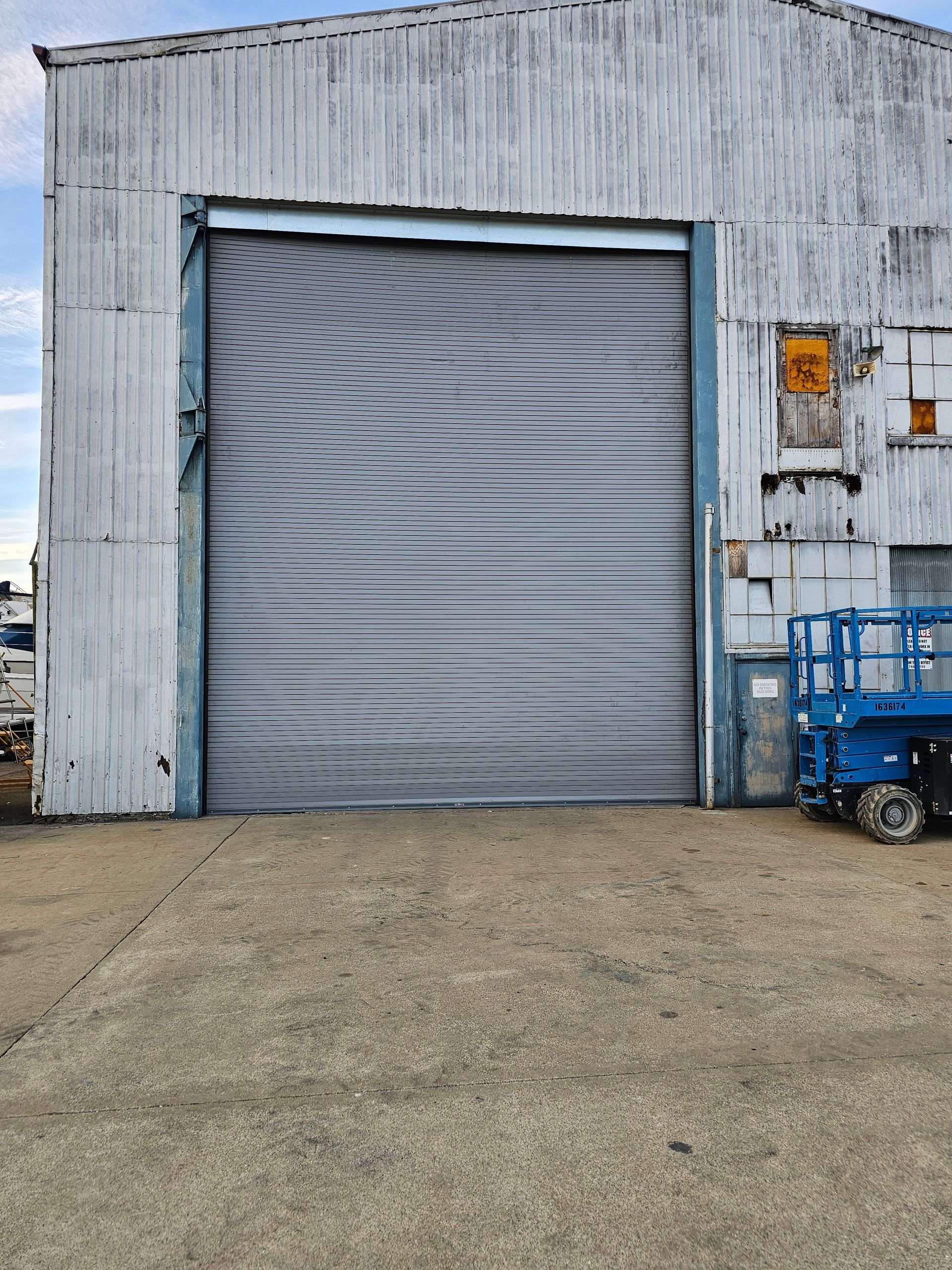 Michigan Rolling Steel Overhead Door Installation