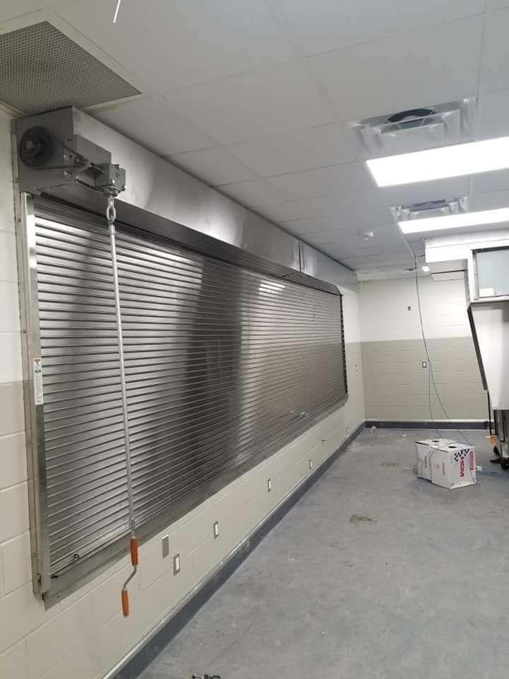 Michigan Commercial Counter Shutter Installation