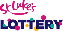 St. Luke's Lottery logo with pink 