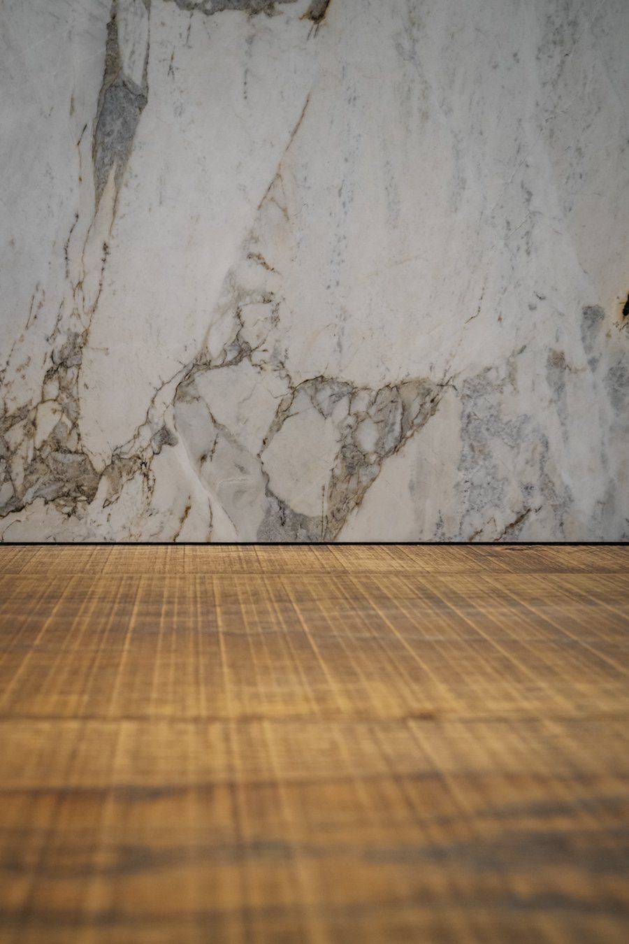 Stone Bench and Oak Flooring