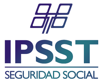 Logotipo azul con las letras 