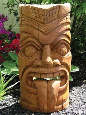 36 Laughing Tongue Tiki Face — Outdoor Home Decor in Henderson, NV